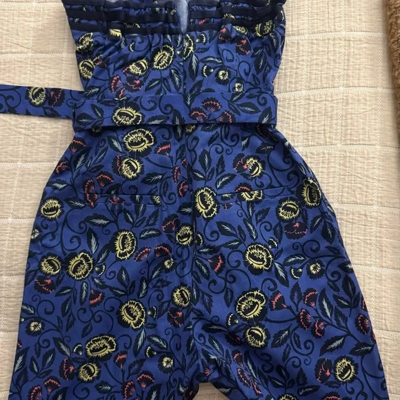 Cartonnier Blue and Yellow Patterned Jumpsuit - Picture 6 of 10